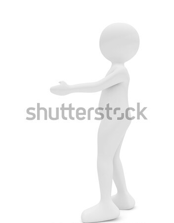 woman standing with hand outstretched Stock photo © fotoaloja