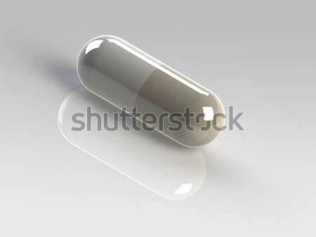 Pilules gris médicaux santé soins bien-être [[stock_photo]] © fotoduki