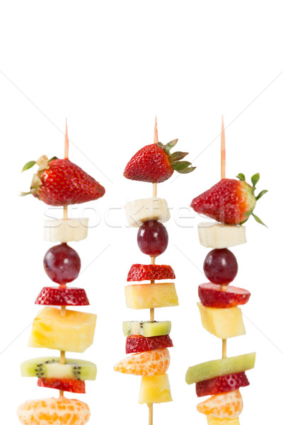 Obst natürlichen Erdbeere Frühstück Salat Stock foto © fotoedu