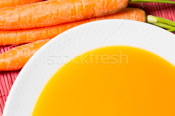 Stock photo: Carrots cream