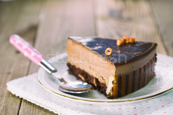 Chocolate mousse Stock photo © fotoedu