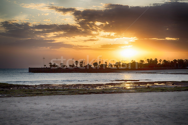 Sunset in Lanzarote Stock photo © fotoedu