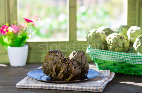 Baked artichoke Stock photo © fotoedu