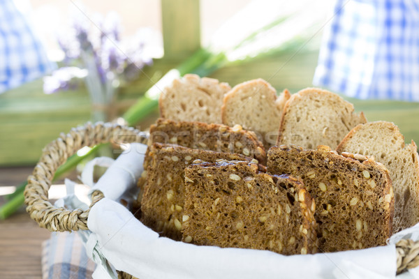 Varied bread cut to slices Stock photo © fotoedu