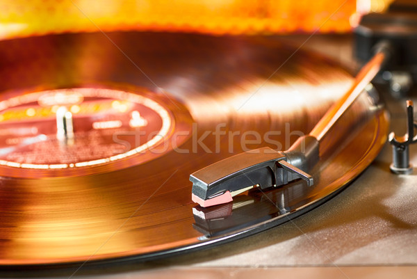 Vintage record player Stock photo © fotoedu