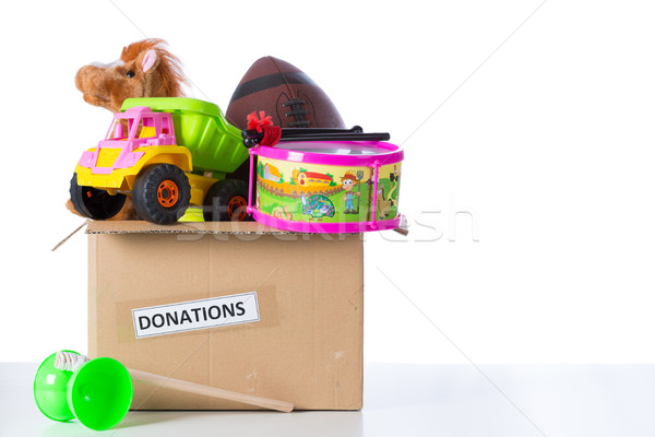 Toybox to donate Stock photo © fotoedu