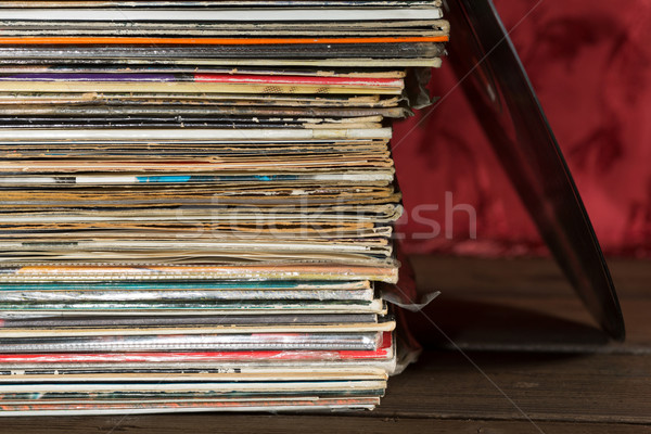 Old vinyl record Stock photo © fotoedu