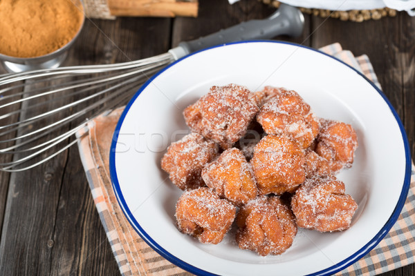 Homemade fritters with sugar Stock photo © fotoedu