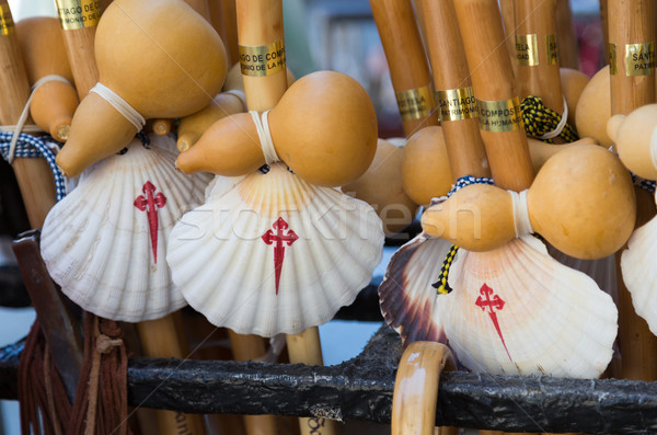 Muscheln charakteristisch Weg Santiago Spanien Shell Stock foto © fotoedu