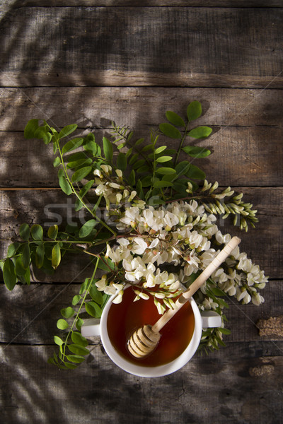 меда презентация небольшой контейнера цветок весны Сток-фото © Fotografiche