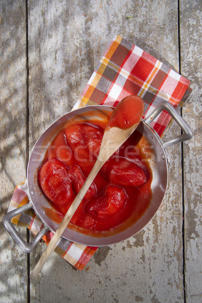 Peeled tomatoes Stock photo © Fotografiche