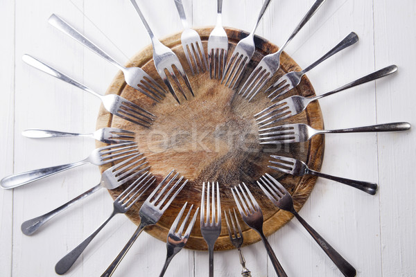 Series of Forks Stock photo © Fotografiche