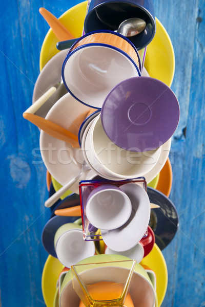 Stock photo: The colors in the kitchen 