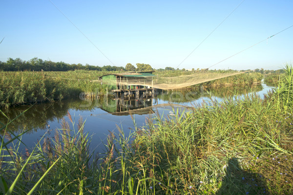 Construction for fishing Stock photo © Fotografiche