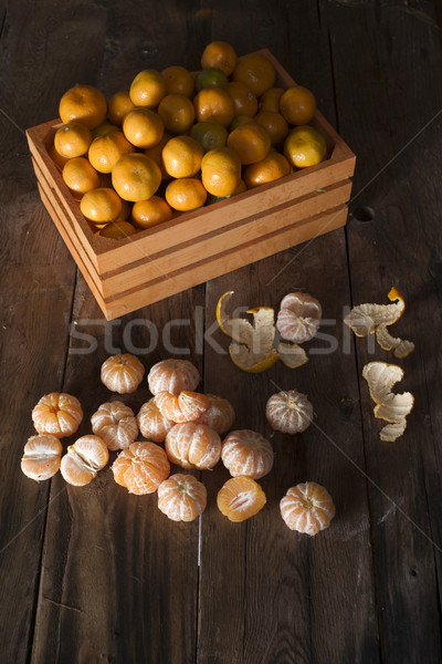 Winter fruit Mandarin Stock photo © Fotografiche