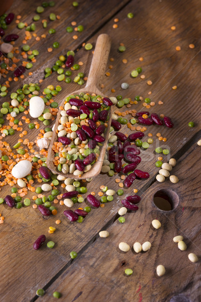 Mixed seeds legumes Stock photo © Fotografiche