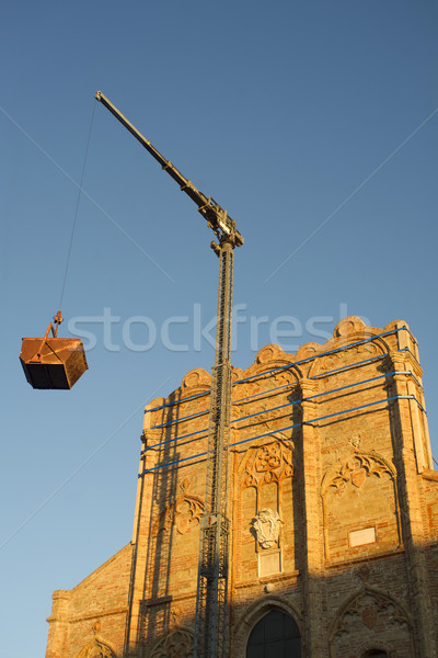 Iglesia trabajo terremoto gótico Foto stock © Fotografiche