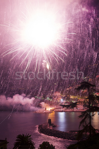 Fireworks Recco Italy  Stock photo © Fotografiche