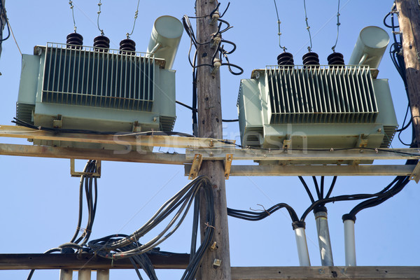 Transportation of electricity Stock photo © Fotografiche