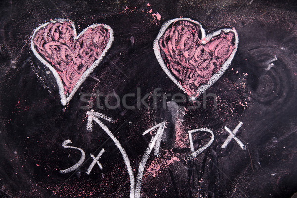 Calculations of love Stock photo © Fotografiche