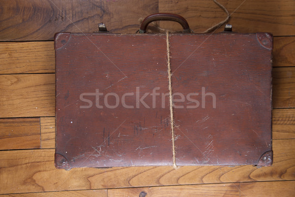 Old cardboard suitcase Stock photo © Fotografiche