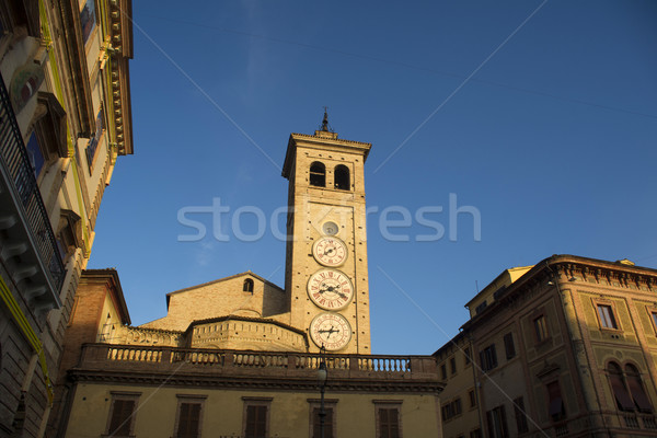 Tolentino, the Tower of Watches Stock photo © Fotografiche