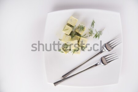 Foto stock: Crudo · espárragos · consejos · presentación · alimentos · salud