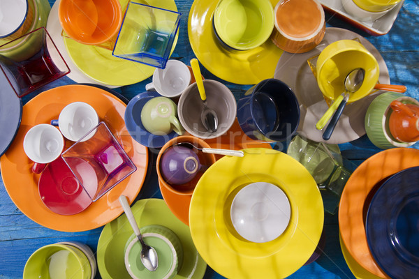 Renkler mutfak tanıtım karışık renkli Stok fotoğraf © Fotografiche