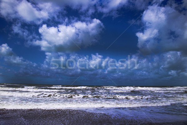 海 冬天 岸邊 天 大氣的 天空 商業照片 © Fotografiche