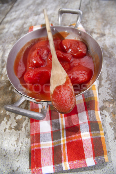 Peeled tomatoes Stock photo © Fotografiche