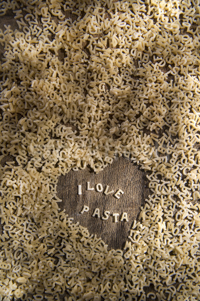 Stock photo: Pasta for children 