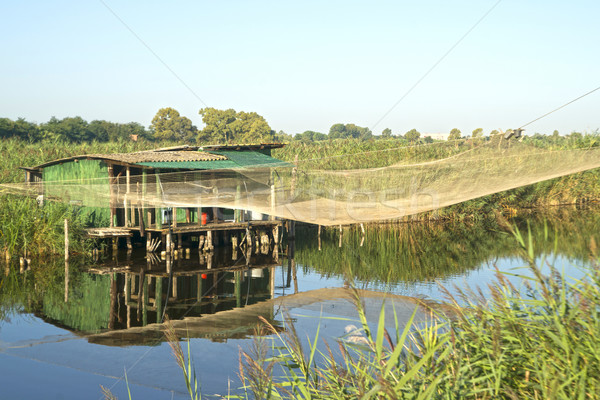 Stock photo: Construction for fishing