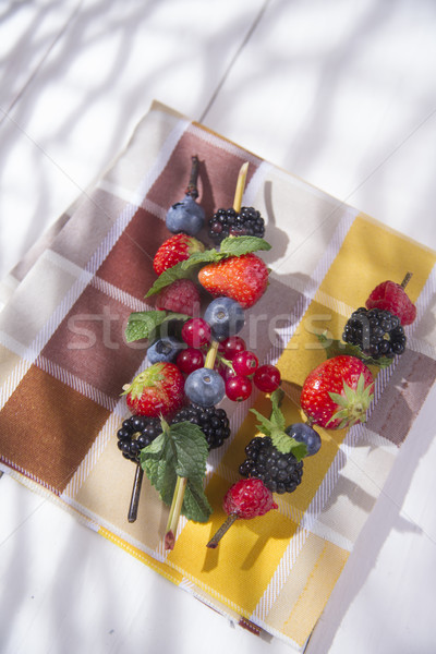 Varieties of berries Stock photo © Fotografiche