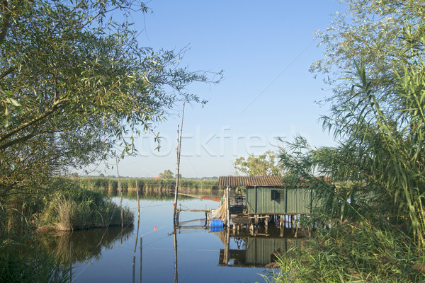 Construction for fishing Stock photo © Fotografiche