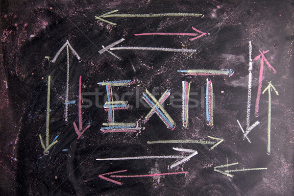 Exit Stock photo © Fotografiche