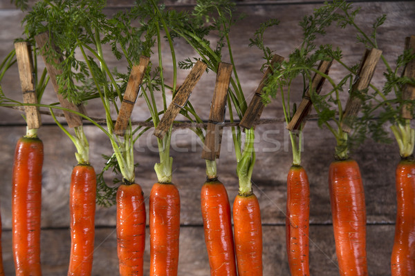 Bunch of carrots Stock photo © Fotografiche