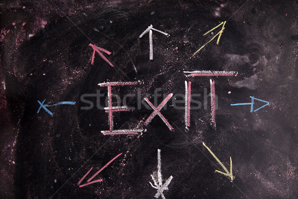 Exit Stock photo © Fotografiche