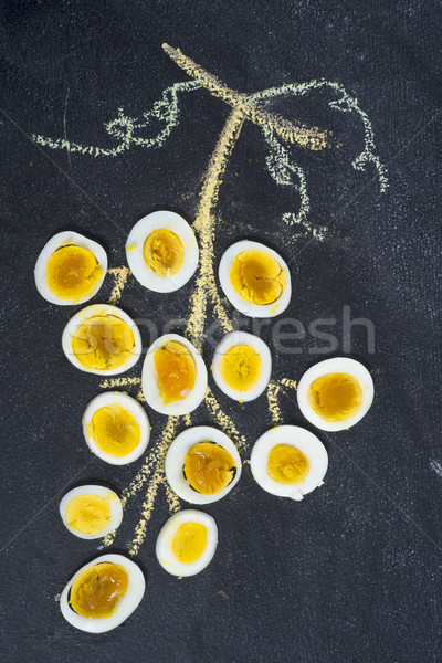 Genetic transformations grapes with egg Stock photo © Fotografiche