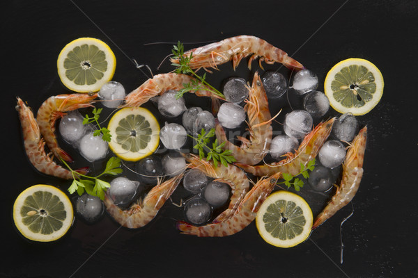 Crustaceans and Lemon Stock photo © Fotografiche
