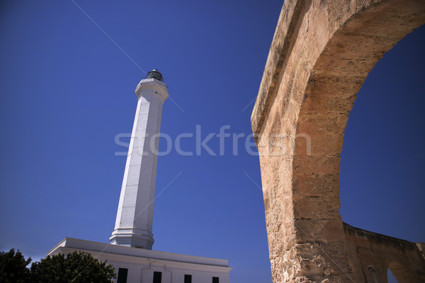 Faro santo view piazza costruzione Foto d'archivio © Fotografiche