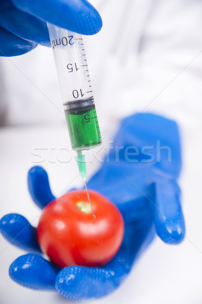 Tanıtım laboratuvar sahne uygulama gıda Stok fotoğraf © Fotografiche
