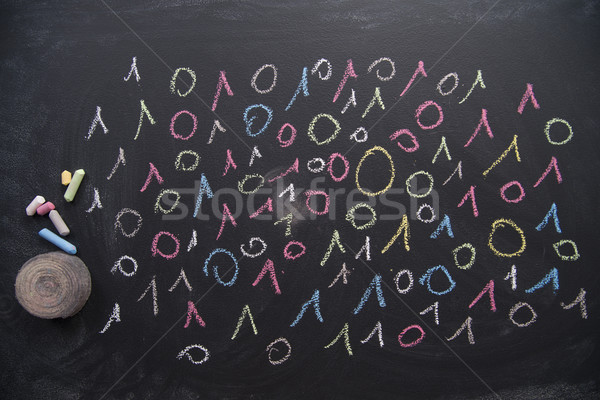 Binary code colorful Stock photo © Fotografiche