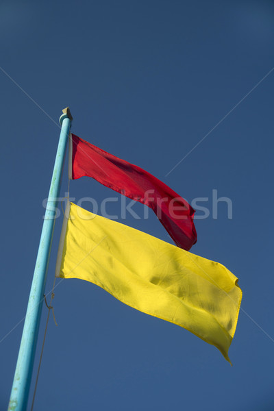 Flags of the beach monitoring Stock photo © Fotografiche