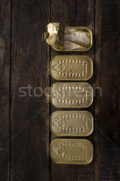Canned sardines Stock photo © Fotografiche