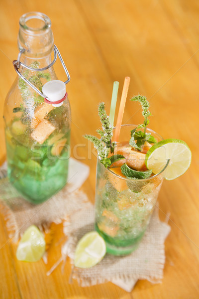 Mint and melon appetizer  Stock photo © Fotografiche