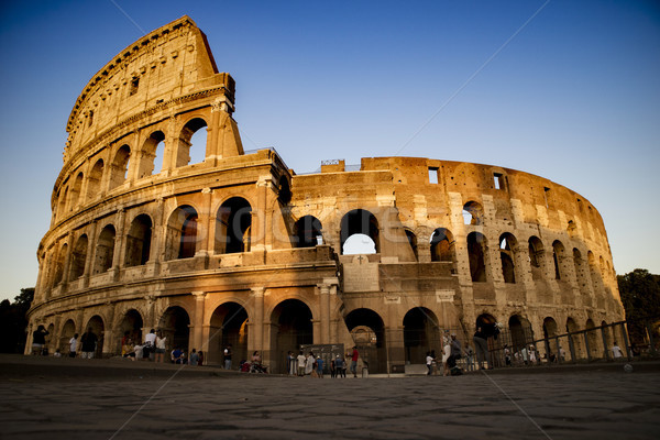 Colosseo città Europa giochi antica romana Foto d'archivio © Fotografiche