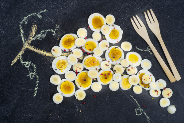 Genetic transformations grapes with egg Stock photo © Fotografiche