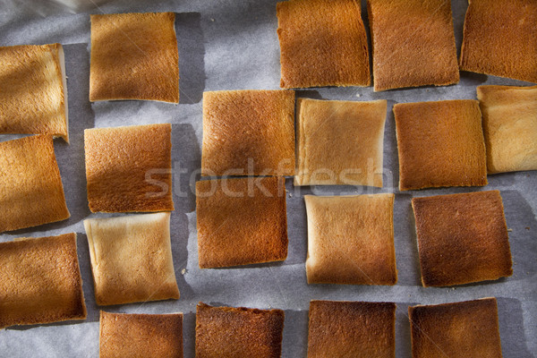Slices of toasted bread  Stock photo © Fotografiche
