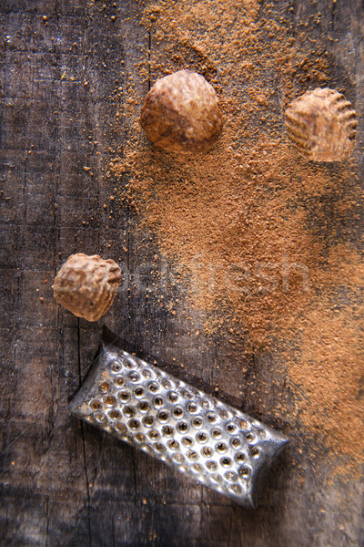 Grated nutmeg  Stock photo © Fotografiche
