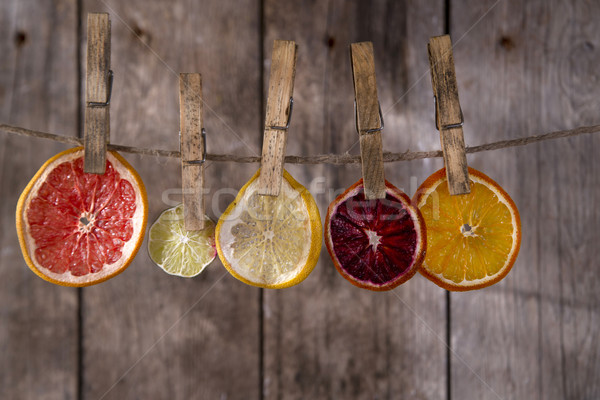 The colors of the dried citrus fruit Stock photo © Fotografiche